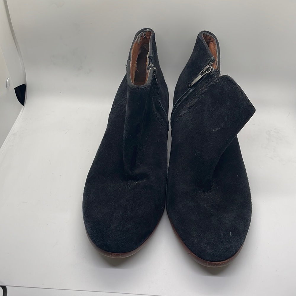 Sam Edelman suede black booties